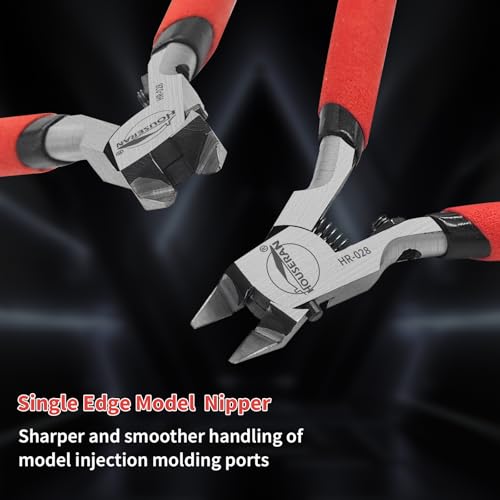 HOUSERAN 4.52inch Model Nippers, Modeling Tools for Plastic Models, Model Nippers 9pcs set, Gundam Tool Kit, Model Building Tools, Plastic Model Clippers, Hobby Tools for Miniatures - Image 3