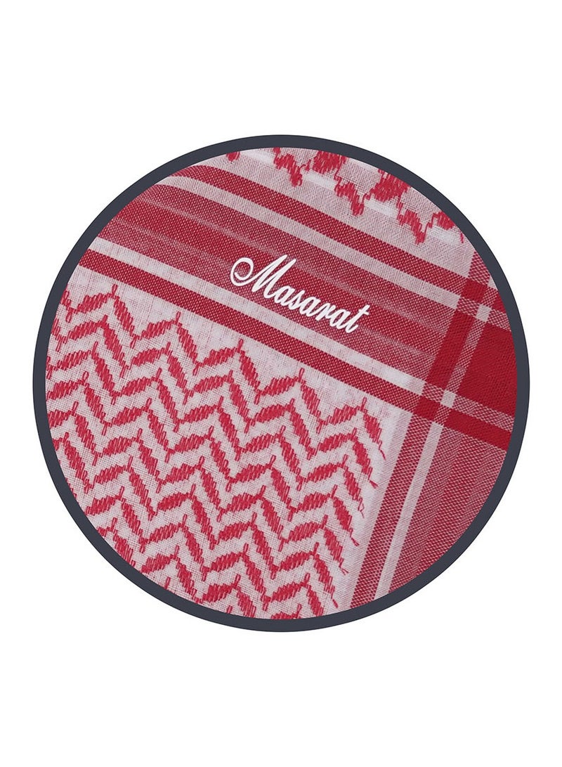 MASARAT Men's red Masarat Shemagh MA704R - Image 4
