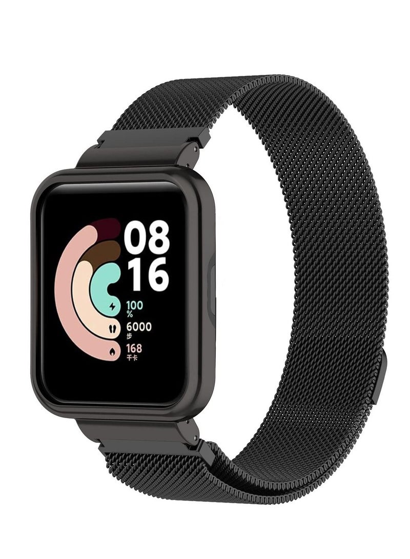 Watch Bands Compatible with Xiaomi Redmi Watch 2 Lite Adjustable Solid Stainless Steel Wristband Replacement Straps for Xiaomi Mi Redmi Watch 2 Lite - Image 1