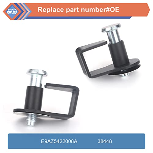 ZONFANT 2 Pcs Door Striker Bolts Set, Door Latch Lock Striker Bolts Including Bushing Compatible With Ford Lincoln Mercury Vehicle Select 1980-1998, Replace#E9AZ5422008A 38448 - Image 2