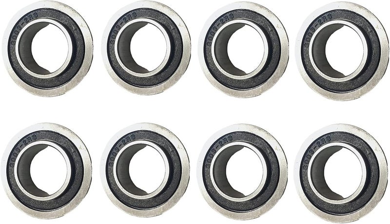 WAYMASTER 8 Pack Flanged Ball Bearings ID 3/4 x OD 1-3/8 Inch, Applicable Lawn Mower, Wheelbarrows, Carts & Hand Trucks Wheel, Replacement 532009040, AM118315, AM127304, 10513, 251210 Etc - Image 1