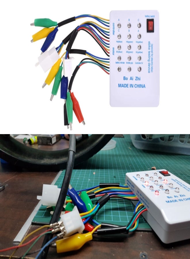 Brushless Motor Tester Electro Car E-Bike Scooter Brushless Motor Controller Tester 24V/36V/48V/60V/72V - Image 3