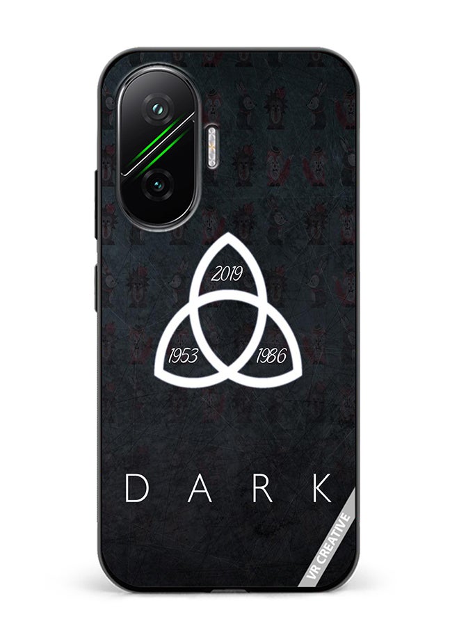 Protective Case Cover For Xiaomi Poco F7 Dark Design Multicolour