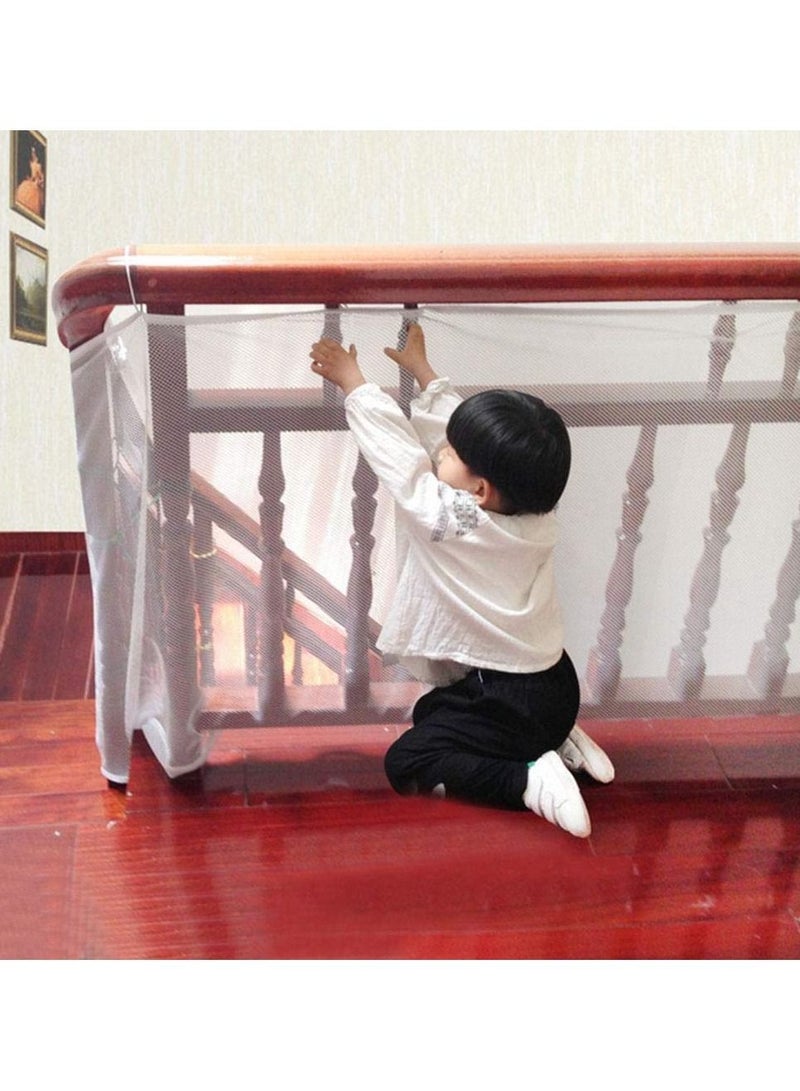 سلامة الطفل شبكة سياج شرفة درابزين الشرفة والسلالم للأطفال / الحيوانات الأليفة / لعبة الأمن في الأماكن المغلقة في الهواء الطلق شبكة قوية من القماش المواد - 3M - Image 5