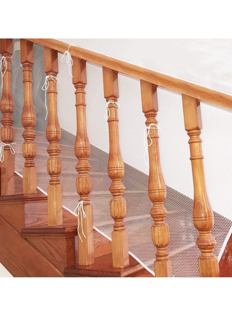 سلامة الطفل شبكة سياج شرفة درابزين الشرفة والسلالم للأطفال / الحيوانات الأليفة / لعبة الأمن في الأماكن المغلقة في الهواء الطلق شبكة قوية من القماش المواد - 3M - Image 2