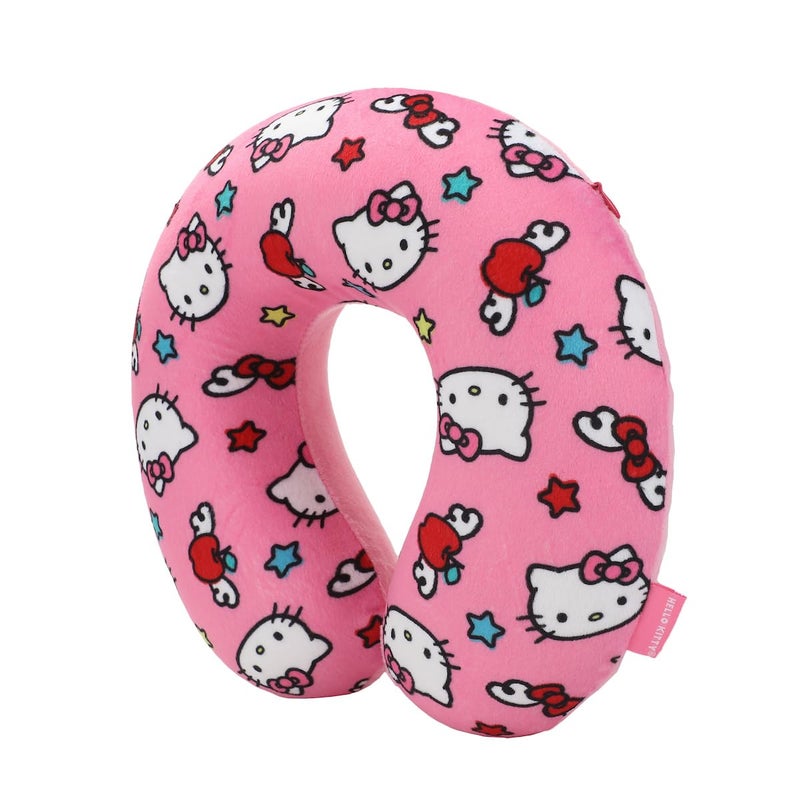 Bioworld Adult Hello Kitty Travel Set with Neck Pillow, Eye Mask, and Throw Blanket, Adorable Comfort for Hello Kitty Fans on the Go! - Image 5