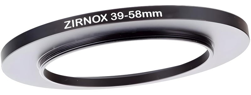 ZINROX 39-58mm Step Up Lens Filter Adapter Ring, Set of 1 Piece - Size: 39mm to 58mm Stepping Ring - Made in India - Image 1