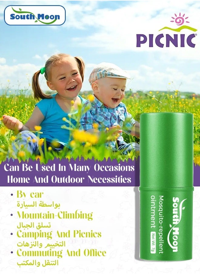 SOUTH MOON Wind Oil Essence Organic Deet Insect Repellent Stick | Plant Based, All Natural Ingredients | Natural Bug Stick For People, Family Friendly Bug Repellent - 7g  - Image 5