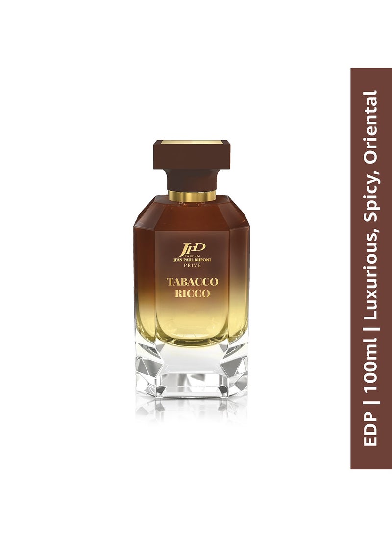 Jean Paul Dupont - Privé Tabacco Ricco Eau de Parfum Unisex 100ml - Image 1