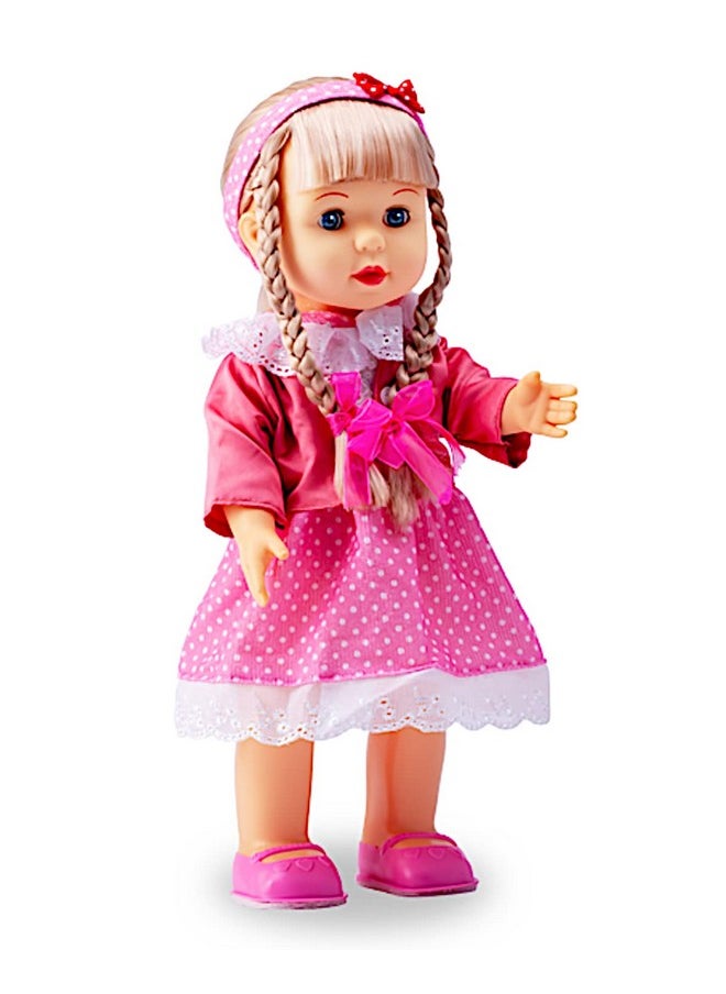 Walking Doll 17" Interactive Vinyl Toy Baby Sonic Control Cuddly Girl Singing Talking Blonde Princess With Blinking Eyes - pzsku/ZBD174694B138F1FDD93BZ/45/_/1734347467/f7864ae6-c5f0-4a88-9db9-61f6016654bc