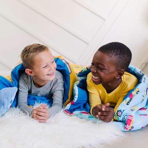 Wildkin Kids Sleeping Bag – Roll-Up Design with Storage Bag for School, Travel & Camping - Heroes - Image 2