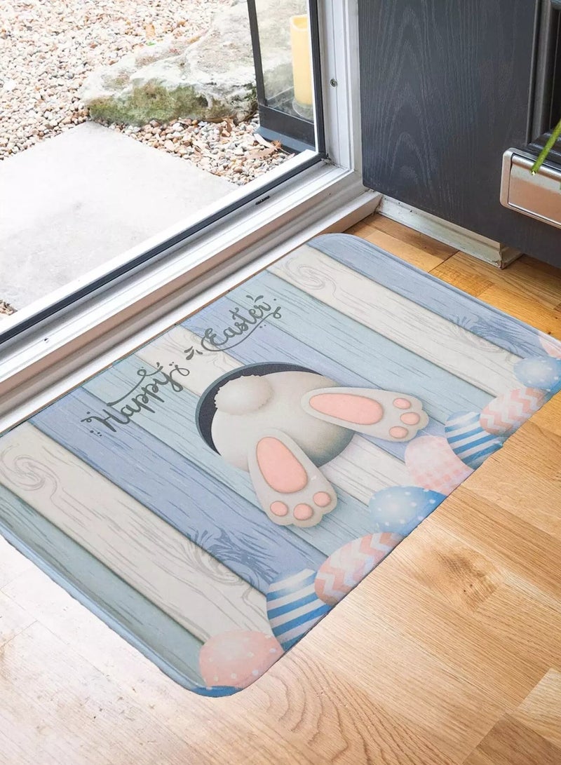 Generic Easter Rabbit & Egg Print Door Mat  - Image 1