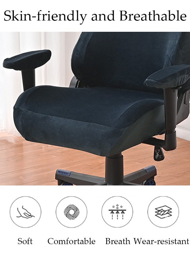 DUNISO Gaming Chair Covers Stretch Washable Computer Chair Slipcovers Ergonomic Gaming Chair Stretch Protector Slipcover with Armrests Cover for Armchair, Swivel Chair, Gaming Chair,Computer boss Chair  - Image 4