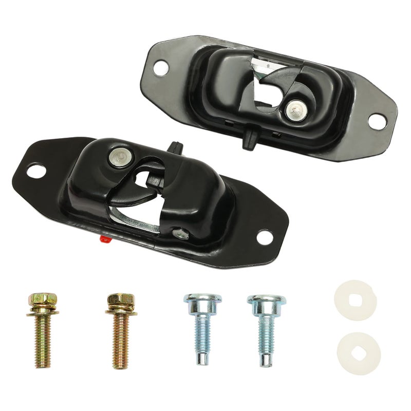 Tailgate Latch Kit Compatible with 20072018 Chevy Silverado GMC Sierra 1500 2500 3500 HD Rear Left Driver Right Passenger Liftgate Key Latch with Tail Gate Striker Bolts