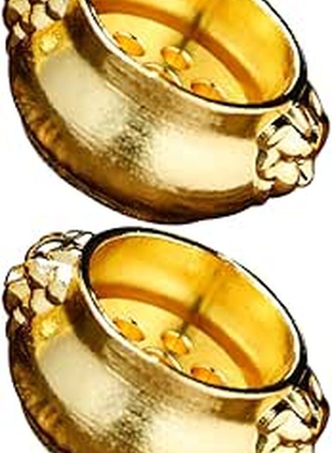 Brass Lion Ear Incense Burner Seven Hole Censer Bowl Holder For Home Fragrance - Image 1