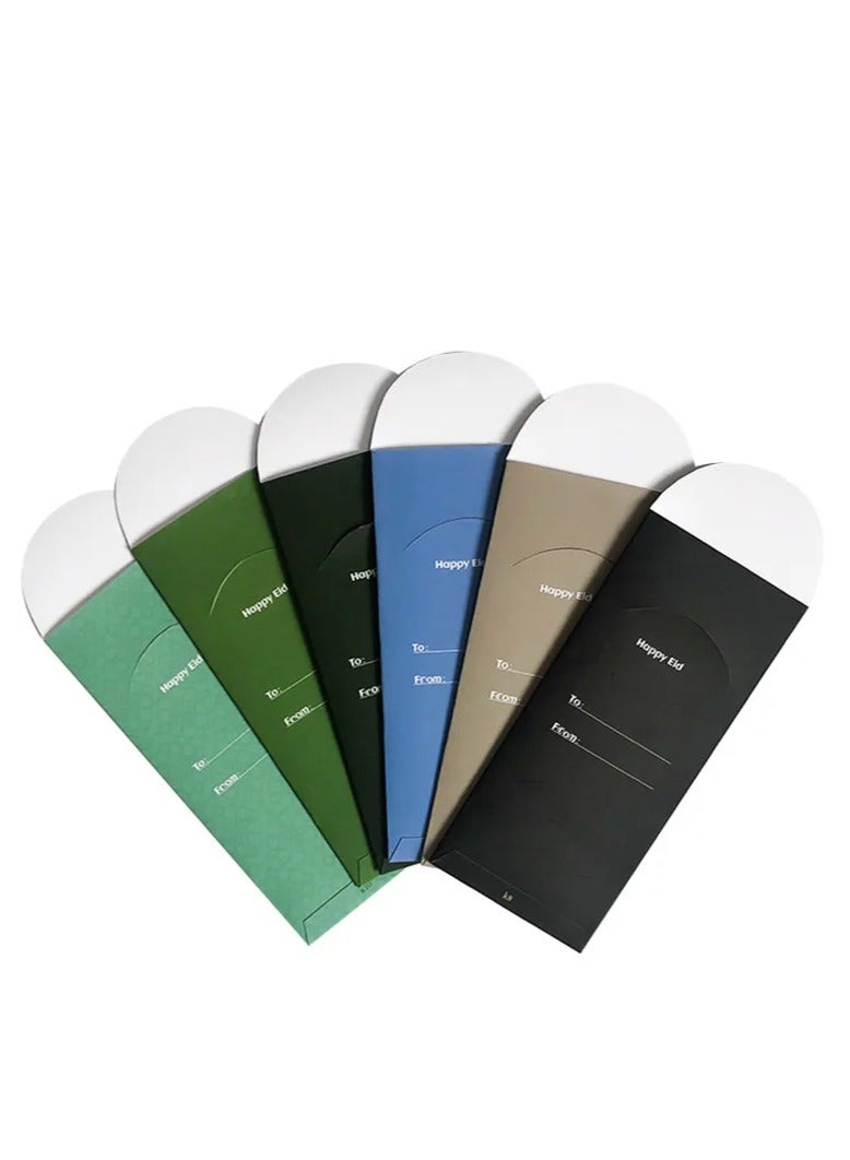 Generic 6 Pieces Eid Mubarak Paper Money Envelopes Cash Paper Wallets Money Packet 1-3  - Image 2