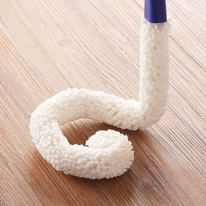 LJDJ Bottle Cleaning Brush - Set of 2 Flexible Bottle Scourer - Multi-Function Household Cleaning Tools for Cleaning of Wine Decanters, Goblets, Glasses, Cups - Image 5