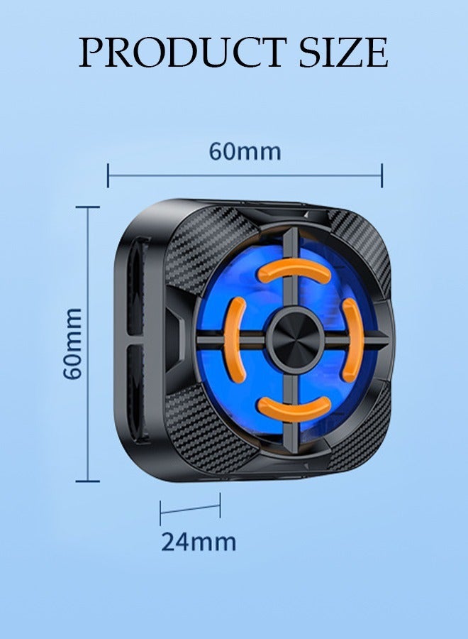 DUNISO Magnetic Semi-Conductor Cooling Chip for Live Streaming and Gaming, Fast Phone Cooling Fan with RGB Lights and Fast Charging, Cellphone Radiator for Mobile Gaming TikTok Live Strea - Image 4