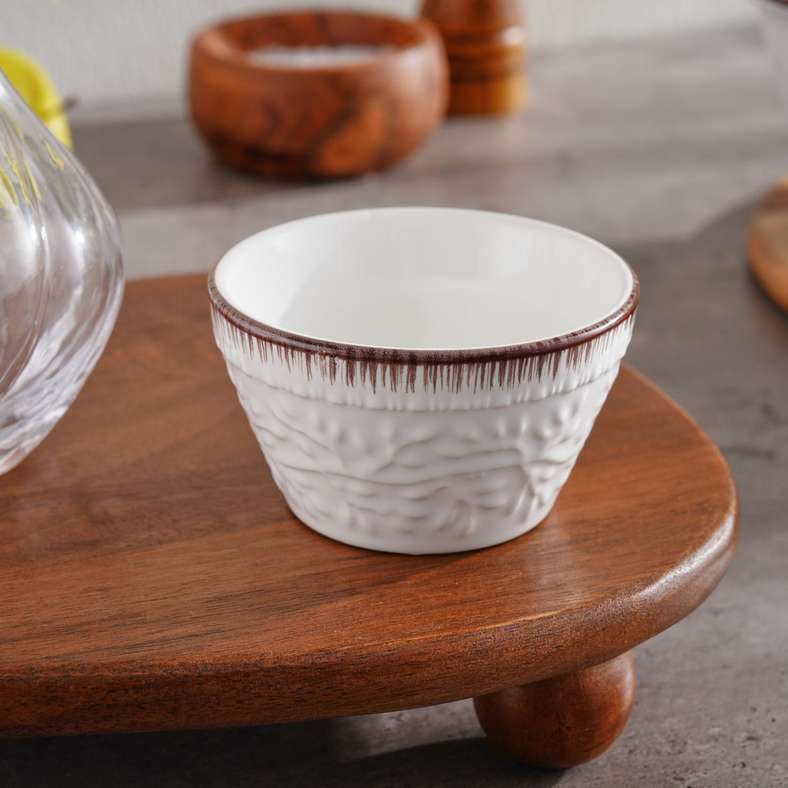 Pan Home زرياب رامكين - أبيض 190 مل