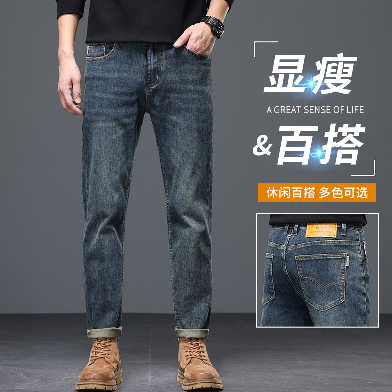 Unisex Classic Denim Jeans Loose Fit Daily Outdoor Wear - Image 4