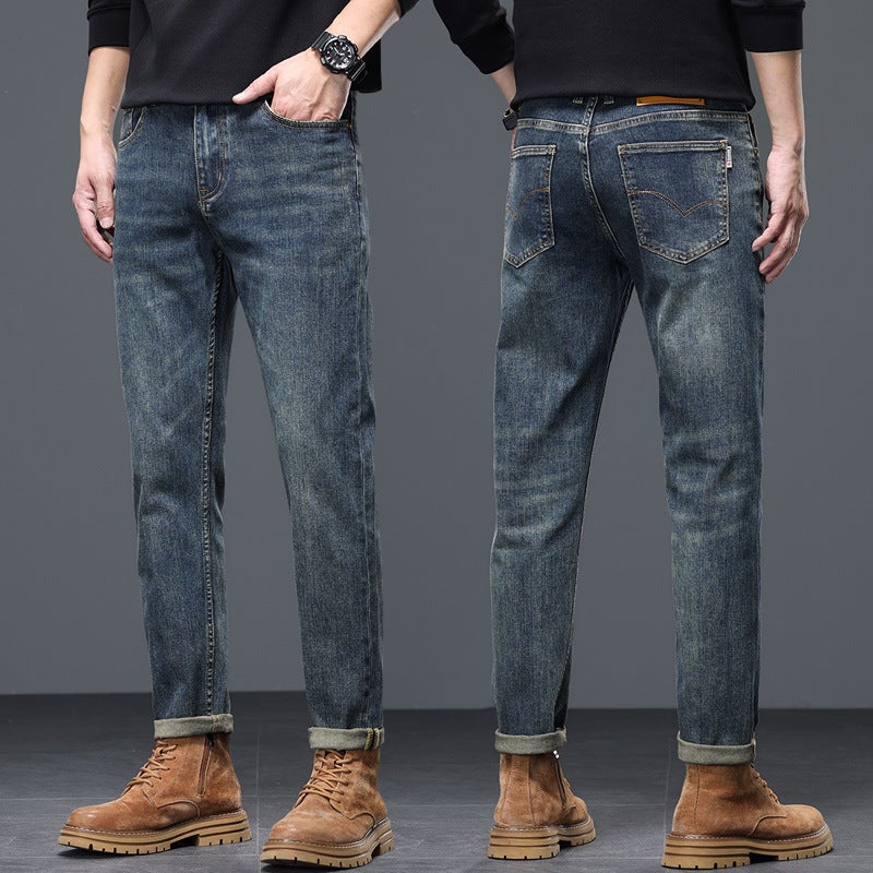 Unisex Classic Denim Jeans Loose Fit Daily Outdoor Wear - Image 5