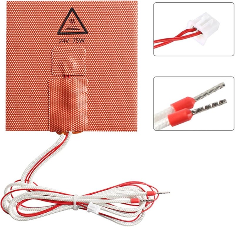 Customizable Flexible Heat Pad for VONON 0.1 0.2 3D Printer Quick Heat Up Lightweight Hotbed Heater - Image 3