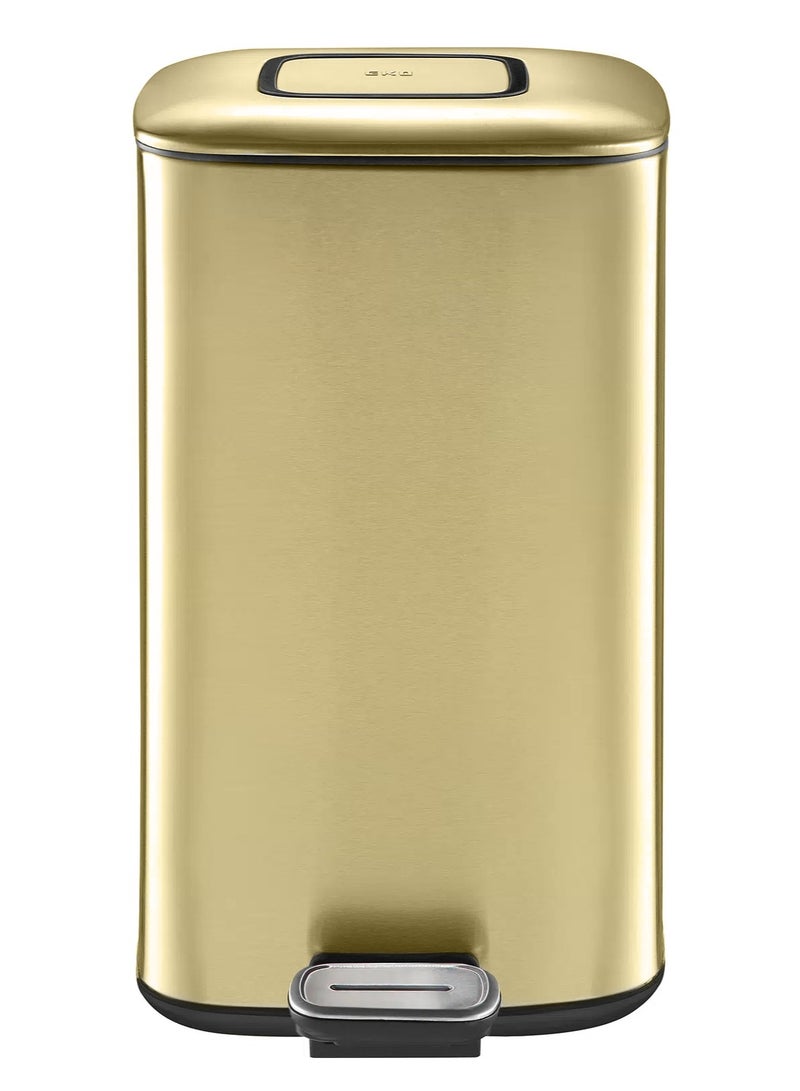 إيكو سلسلة ريجنت | لمسة نهائية من الفولاذ المقاوم للصدأ المصقول | إغلاق ناعم | مقاومة لبصمات الأصابع | سلة المهملات والقمامة بالدواسة | مقاسات متعددة ( 6 - 32 لتر ) وألوان متعددة | 20 لتر | ذهبي شامباني - Image 1