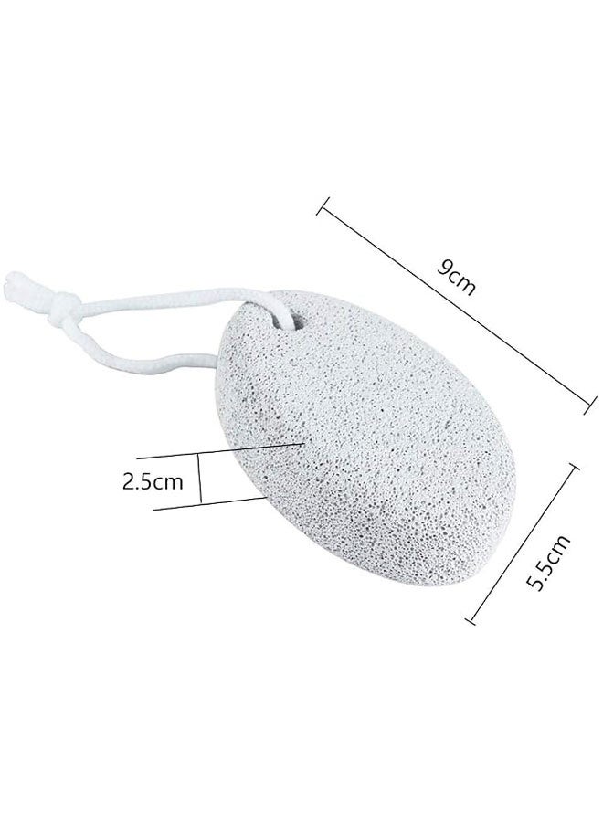 HOOTO 2PCS Natural Pumice Stone, Lava Pedicure Tools Hard Skin Callus Remover for Feet and Hands - Foot File Exfoliation to Remove Dead Skin, and Callusess - Image 2