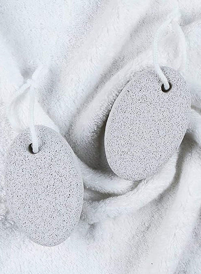 HOOTO 2PCS Natural Pumice Stone, Lava Pedicure Tools Hard Skin Callus Remover for Feet and Hands - Foot File Exfoliation to Remove Dead Skin, and Callusess - Image 3