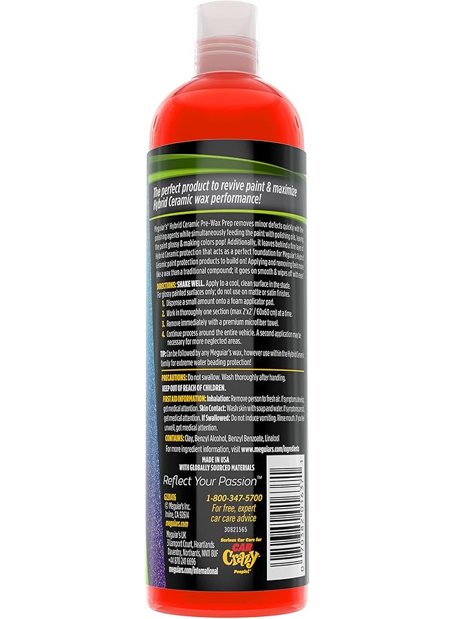 Meguiar's Hybrid Ceramic Pre-Wax Prep - 16 Oz Bottle - Image 3