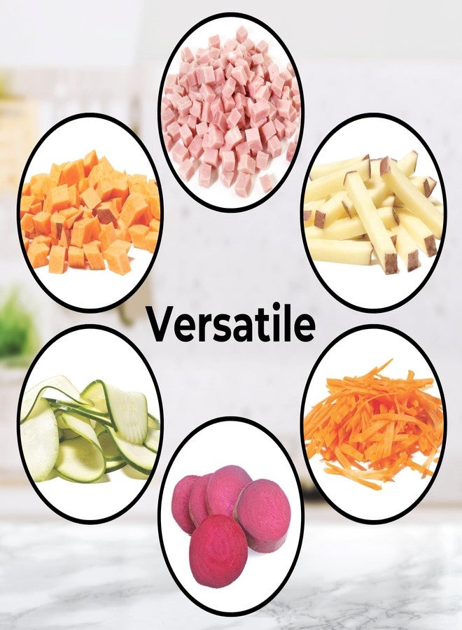 Starfrit Pump'n'Slice - Vertical Mandoline, Food Chopper, Slicer - Precision Adjustable Slicing, Julienne, Dicing - Safe Enclosed Blades, Fold for Storage - High Efficiency Spring Pump - Cleaning Tool - Image 2
