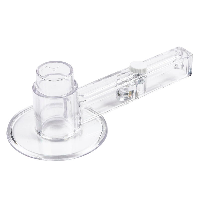 MK.Bear 58mm/2.25 Inch Clear Circle Cutter Button Maker Tools, Adjustable Multi-Size Badge Making Round Cutting Tool, Cutting Knife Photo Paper Model Circle (70-210mm) - Image 1