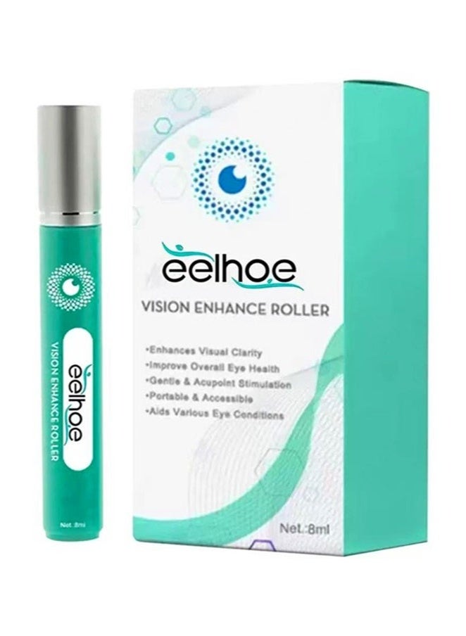 EELHOE 8ml Enhance Eye Massage Roller | For Women & Men | Relieves Tired, Dry & Puffy Eyes | Boosts Eye Comfort, Reduces Dark Circles | Cooling, Easy-Glide Design  - Image 2