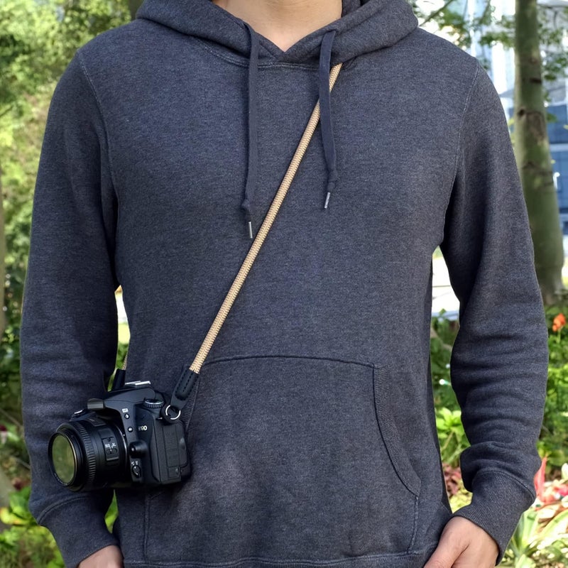 VKO Vintage Camera Neck Strap,Nylon Rope Camera Shoulder Straps for Photographers Film DSLR - Image 2