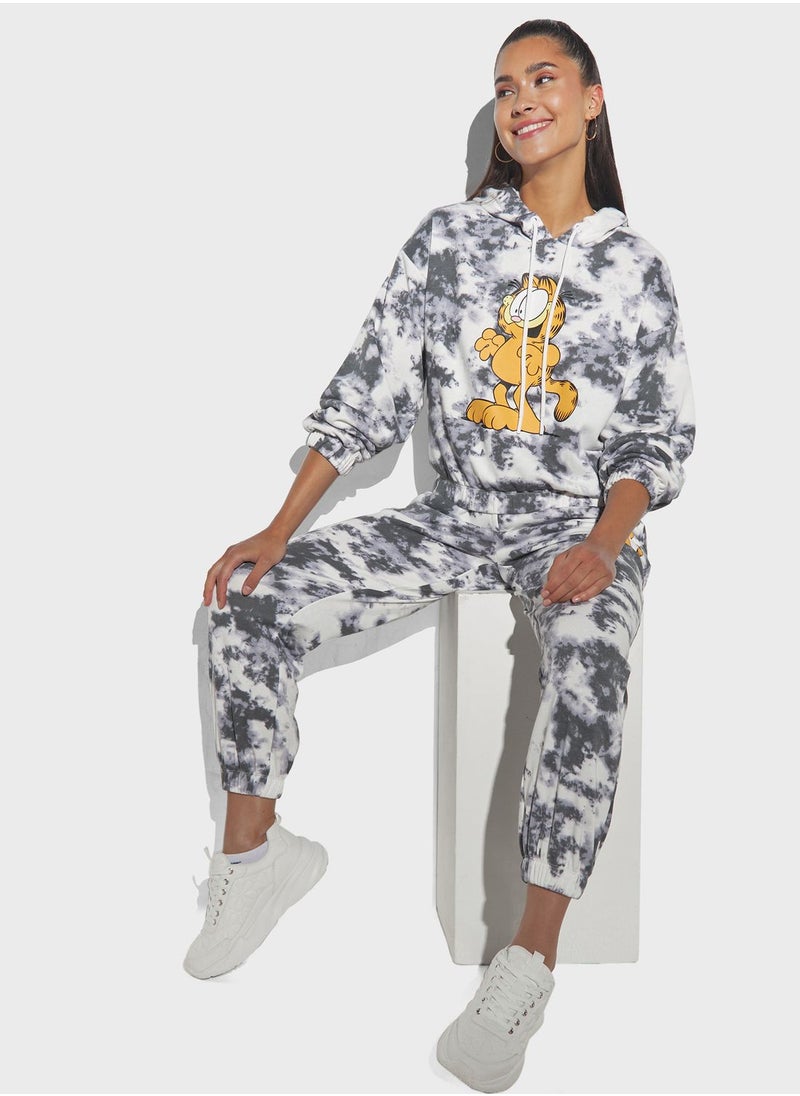 SP Characters - Garfield Prints High Waist Pants - Image 1