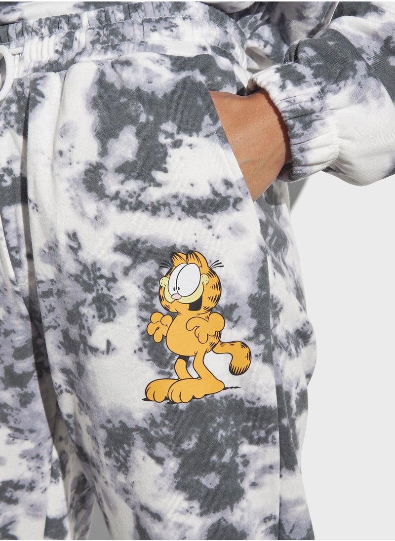 SP Characters - Garfield Prints High Waist Pants - Image 1