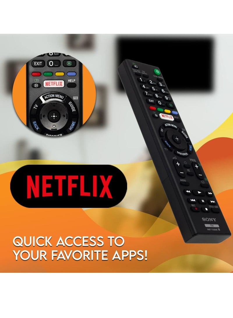 ELTRAZONE OEM Sony RMT-TX200E Remote Control Compatible with TV Models: XBR-49X707D XBR-49X835D KD-65X7505D KD-49X7005D KD-55X7005D XBR-49X705D XBR-55X705D - Includes Netflix Hotkey with battery - Image 5