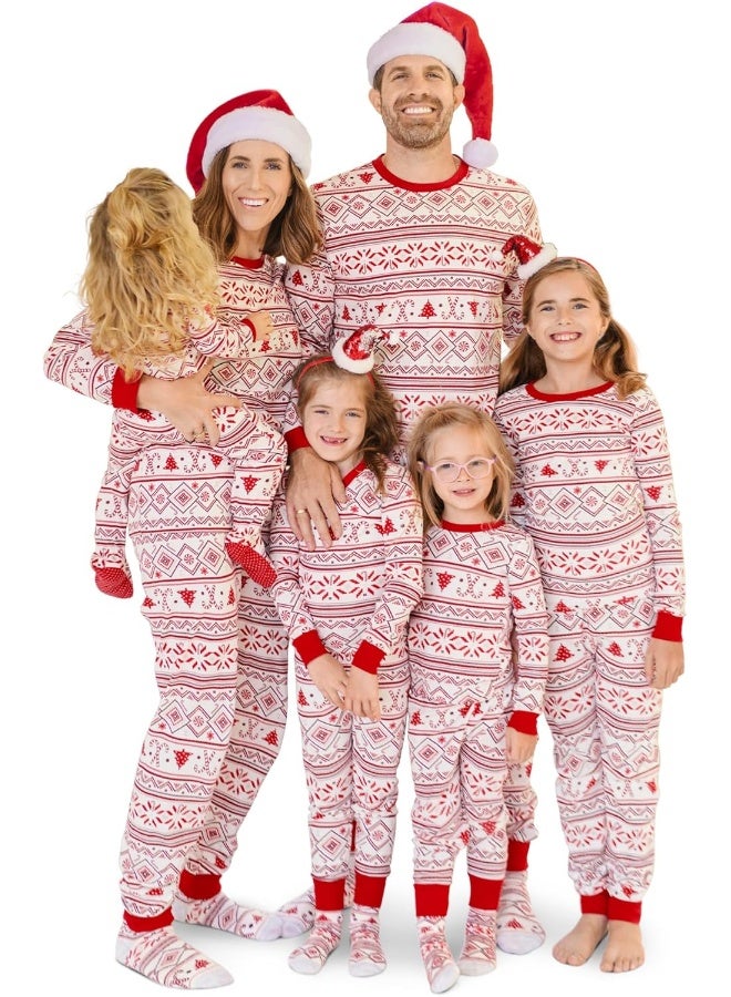 The Children's Place Kids' Family Matching, Festive Christmas Pajama Sets, Cotton Seasonal - Image 1