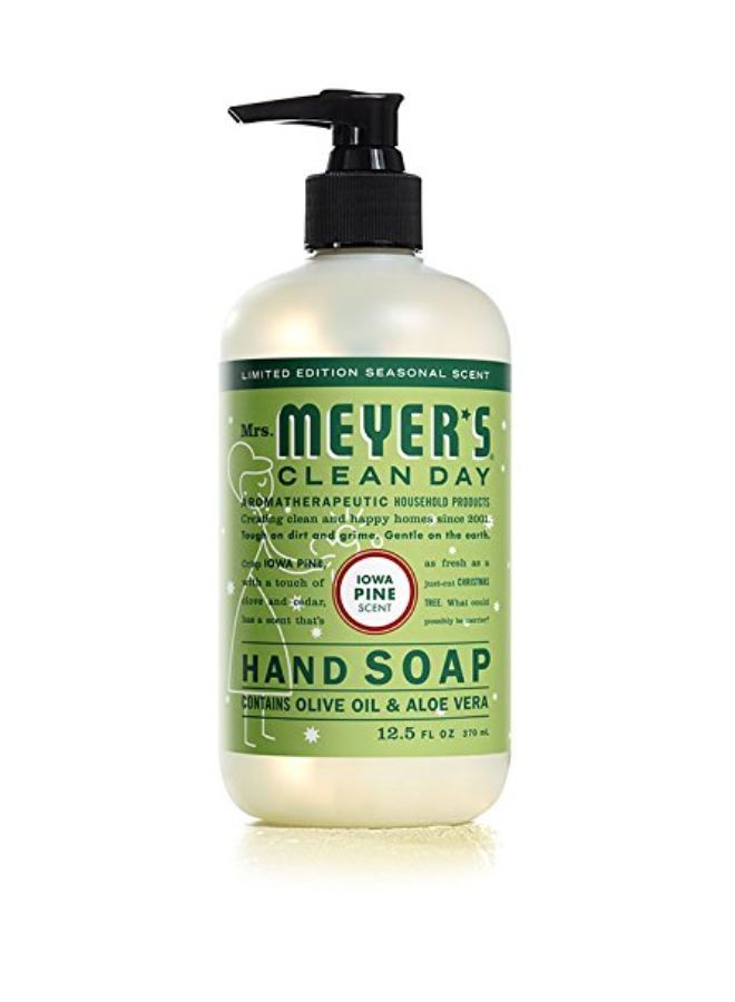 Mrs. Meyer's Clean Day Holiday Hand Soap Bundle (Peppermint, Iowa Pine, And Orange Clove) 12.5 Ounces Each - Image 4