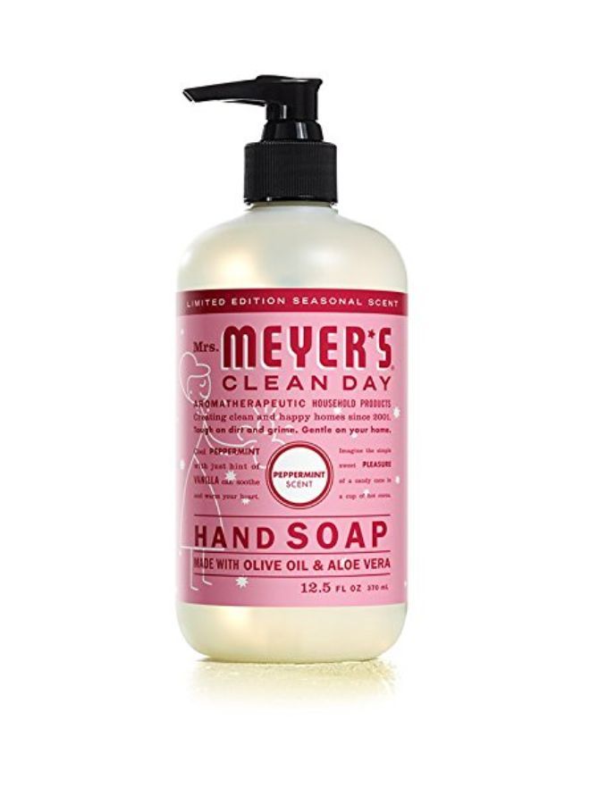 Mrs. Meyer's Clean Day Holiday Hand Soap Bundle (Peppermint, Iowa Pine, And Orange Clove) 12.5 Ounces Each - Image 2