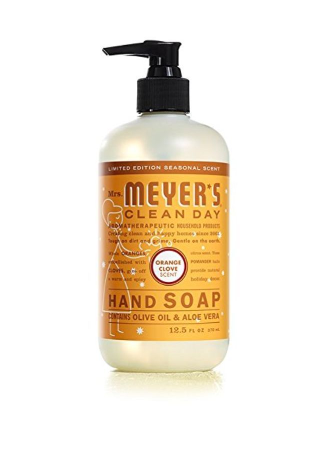 Mrs. Meyer's Clean Day Holiday Hand Soap Bundle (Peppermint, Iowa Pine, And Orange Clove) 12.5 Ounces Each - Image 3