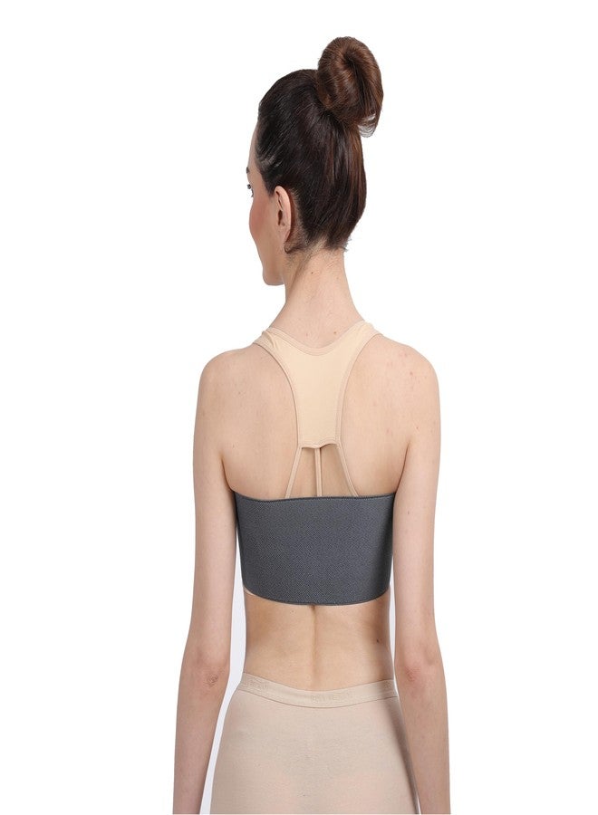 PHYSIO ACTIVE® Chest Binder Belt for Post-Surgery Recovery, Breathable Compression for Support and Rib Injuries, Absorbs Pressure, Comfortable Chest Brace for Men and Women (XL) - Image 3
