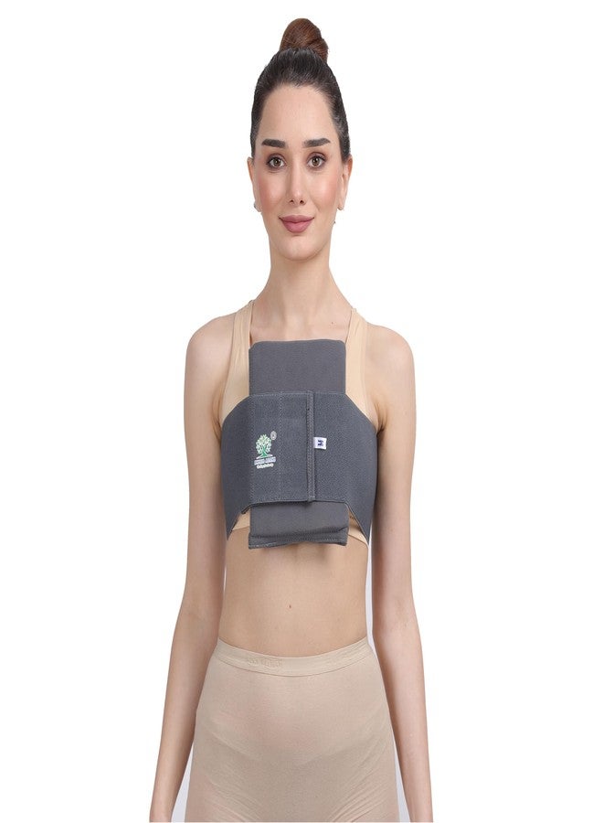 PHYSIO ACTIVE® Chest Binder Belt for Post-Surgery Recovery, Breathable Compression for Support and Rib Injuries, Absorbs Pressure, Comfortable Chest Brace for Men and Women (XL) - Image 4