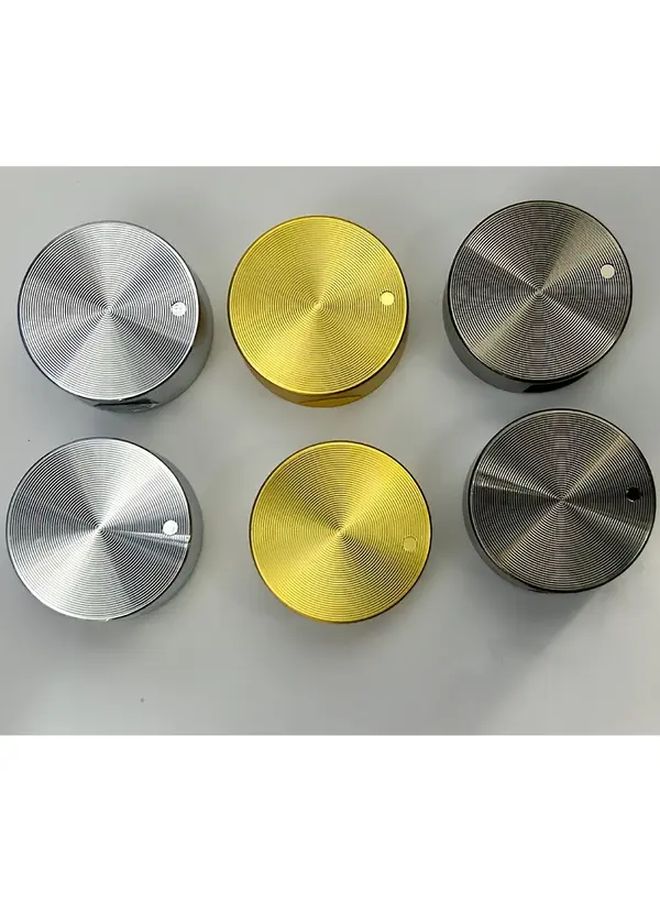 2pcs Silvery 8mm Gas Stove Knob Oven Handle Accessories Cooking Pot Switc - Image 1