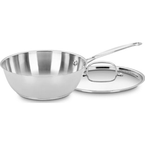 Cuisinart 73524 Chefs Classic Stainless 3Quart Chefs Pan with Cover - Image 1
