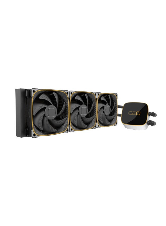 Geometricfuture Xiaoisikimo Cpu Water Cooling Radiator, 360mm Radiator, High Efficiency, Rgb Light Control, Multi-platform, 1700 Mounting Bracket - Image 1