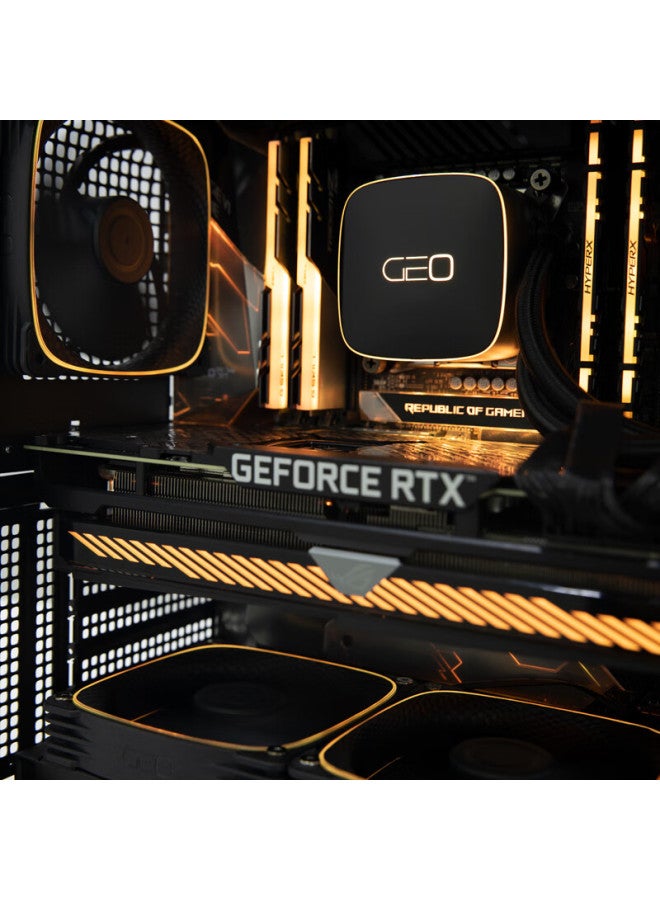 Geometricfuture Xiaoisikimo Cpu Water Cooling Radiator, 360mm Radiator, High Efficiency, Rgb Light Control, Multi-platform, 1700 Mounting Bracket - Image 5