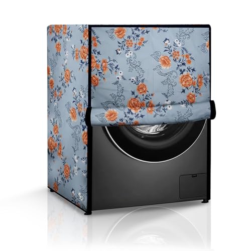Robustt Waterproof Front Load Fully Automatic Printed Washing Machine Cover for 8 Kg, 8.5 Kg, 9 Kg, 9.5 Kg (63 x 63 x 93 Cms) - Image 1