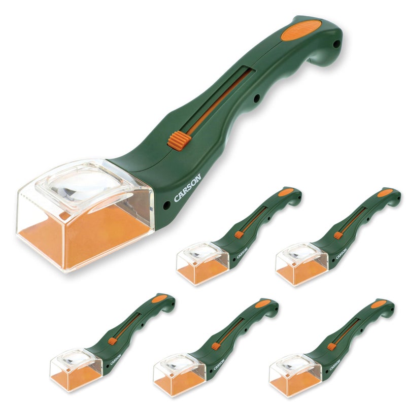 Carson BugView Bug Catcher Indoor and Outdoor Tool and Magnifier for Kids and Adults Set of 6 HU10MU - Image 2