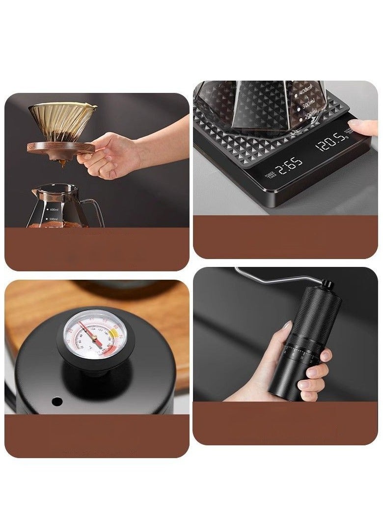 مجموعة V60 للسكب على القهوة، مجموعة صانعة القهوة بالتنقيط 10 في 1، مجموعة ملحقات تخمير القهوة يدويًا، ماكينة صنع القهوة الاحترافية - Image 5